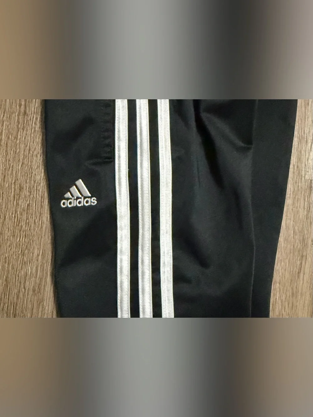 Adidas Black Jogger Pants with White Stripes -  Size 2T